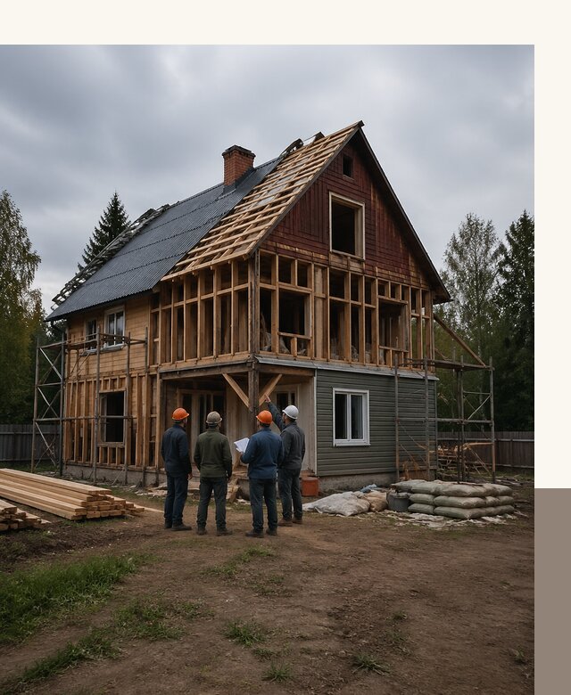 Реконструкция дачного дома в Тутаеве под ключ с проектом