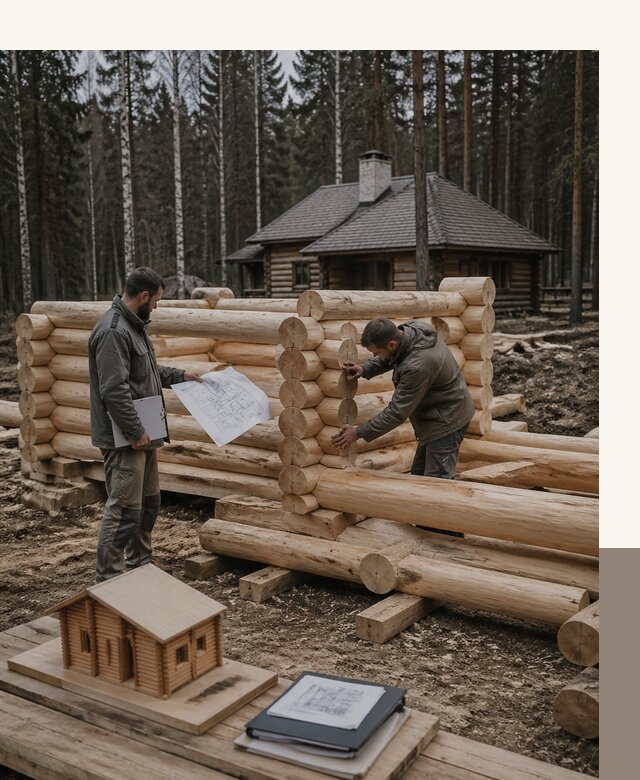 Проектирование и строительство домов из бревна в Тутаеве